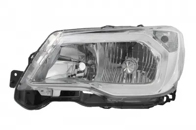 Far Dreapta (D4R HB3 LED WY21W, electric, cu motor, culoare insert: cromat, culoare semnalizator: transparent) potrivit SUBARU FORESTER