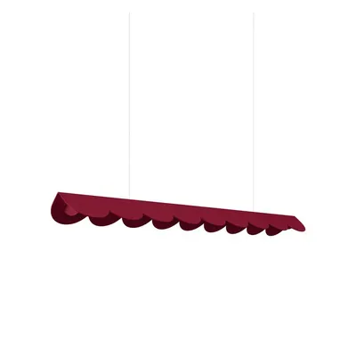Lustră burgundy LED din aluminiu BISCUIT – Thoro