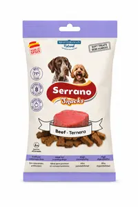 Recompense pentru caini Serrano Snacks cu vita 100 gr