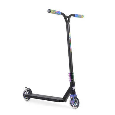 Trotineta aluminiu cu 2 roti unisex peste 10 ani Freestyle Stunt Expose for Tricks curcubeu