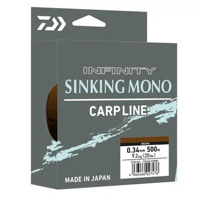 Fir monofilament Daiwa Infinity camo brown 0.37 mm, 10.10 kg, 500 m