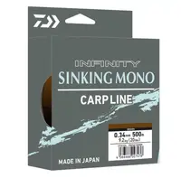 Fir monofilament Daiwa Infinity camo brown 0.34 mm, 6.9 kg, 500 m