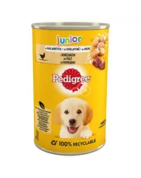 PEDIGREE Junior Hrana umeda catei, cu Pui in Aspic 400 g