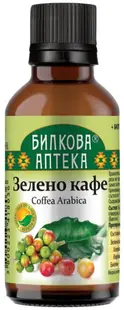 Cafea verde Tinctură de slăbit, 50 ml, Bioherba