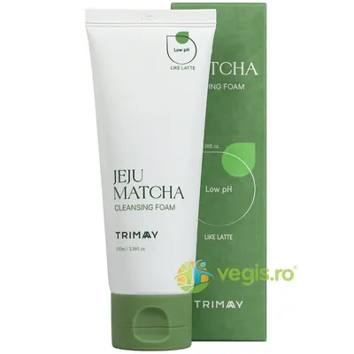 Spuma de Curatare cu pH Scazut si Extract de Matcha Jeju Matcha 100ml