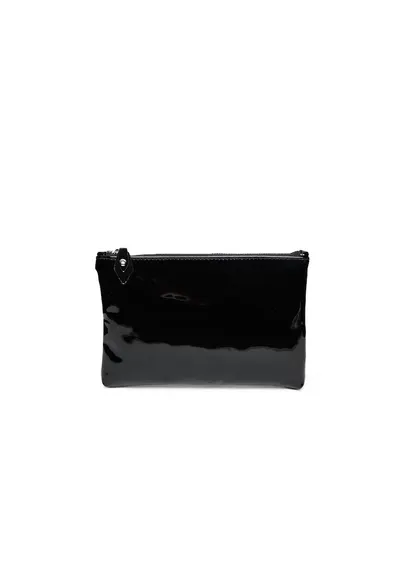 Portfard piele - St. Moritz - lac negru - 23 x 3 x 15 cm