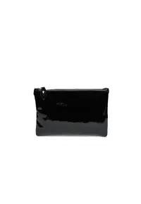 Portfard piele - St. Moritz - lac negru - 23 x 3 x 15 cm