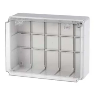 Doza de legaturin300x220x120mm IP56 GW 650°C HALOGEN FREE GREY ENGINEERING PLASTIC