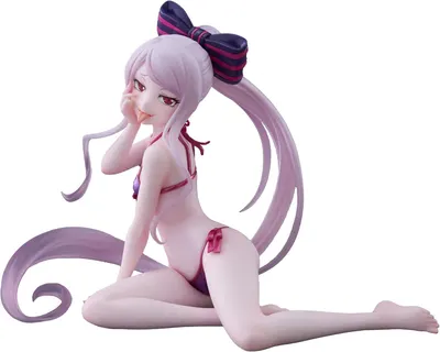 Statuetă Taito Animation: Overlord - Shalltear ( Desktop Cute Figure) (Swimsuit Ver.), 13 cm