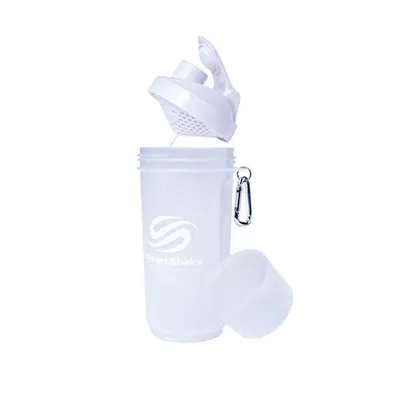 Shaker suplimente SmartShake, alb, 500 ml