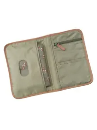 Geanta-plic pentru schimbat scutece cu salteluta model Deer Olive