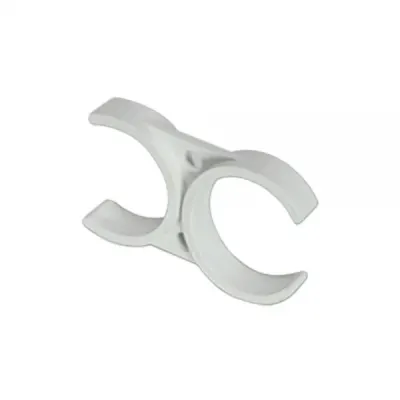 Clema dubla alba pentru filtre In-Line 2.5 x 2.5