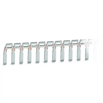 Jumper; unplated; 17-way; Nominal current 18 A; silver-colored