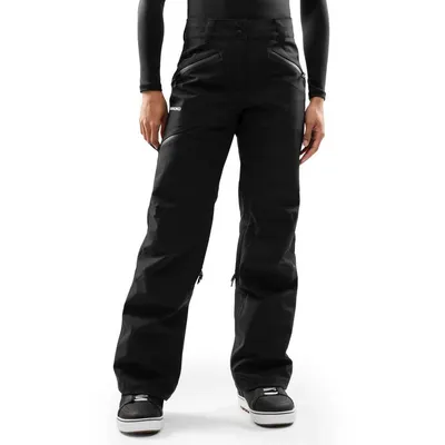 Pantaloni de snowboard hardshell pentru femei P5-W Aino Black Negru