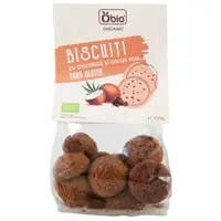Biscuiti cu ciocolata si cocos bio 100g Obio