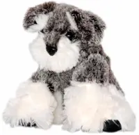 Jucărie de pluș Amek Toys - Schnauzer Dog, 22 cm