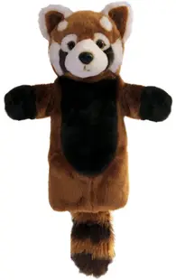 Păpușă pentru teatru The Puppet Company - Panda roșu, 40 cm