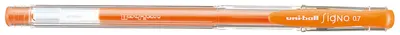 Roller cu gel Uniball Signo - Oranj fluorescent, 0.7 mm