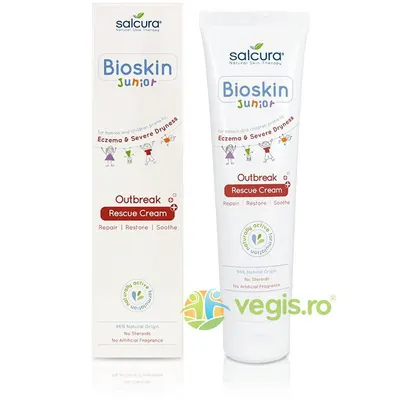 Crema Reparatoare si Calmanta pentru Bebelusi si Copii (Piele Uscata, Eczeme) Bioskin 150ml