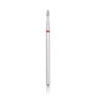Capăt freza Diamant HEAD flacăra mică, roșu, L- 4,0 mm, Ø1,8 mm - HBD-254RD.014