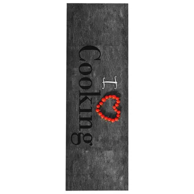 Gossi covoras de bucatarie, lavabil, model cooking, 45x150 cm