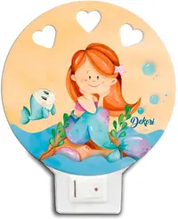 Lampa LED pentru copii Dekori - sirenă