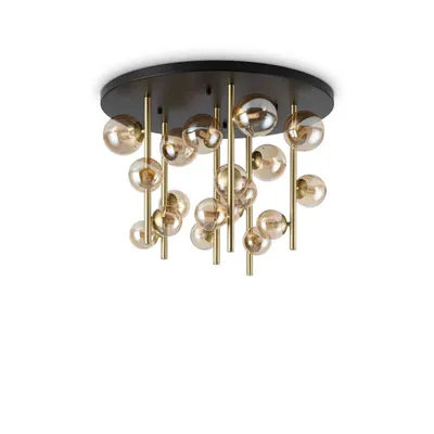 Lampa cu montaj pe tavan Perlage pl18 Ambra