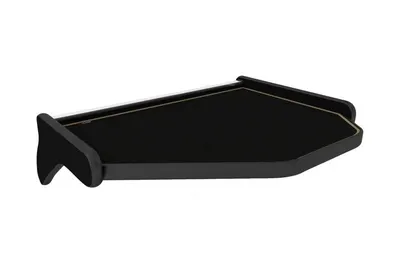 Masa centrala bord camion compatibila cu Volvo FH 2 (01.1998-12.2001), Negru cu cusatura crem