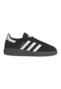 Pantofi sport low-cut Handball Spezia din piele intoarsa - Auriu/Negru stins/Alb optic