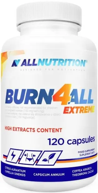 Burn4All Extreme, 120 capsule, AllNutrition