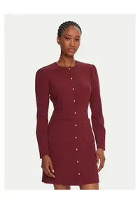 Rochie de cocktail - bordeaux - poliester -
