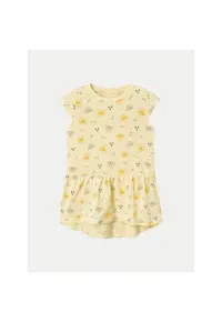 Rochie fete - 522971 - Galben - Bumbac