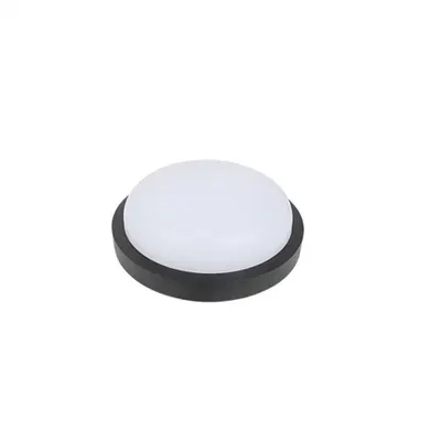 Aplica LED de exterior Rotunda Neagra fi235, 18W=150W, 6000K, lumina rece, cu protectie IP65