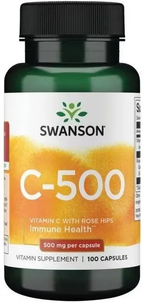 C-500, 500 mg, 100 capsule, Swanson