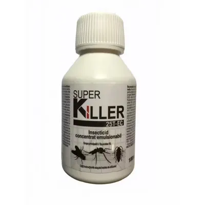 SUPER KILLER 25T-EC Insecticid, Pasteur, 100 ml