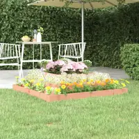 Gossi jardiniera, 110x110x27 cm, lemn masiv douglas