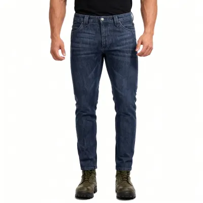 Blugi Tactici Low Profile JASON JEANS Pentagon® - DARK / 33/30 (42/30)