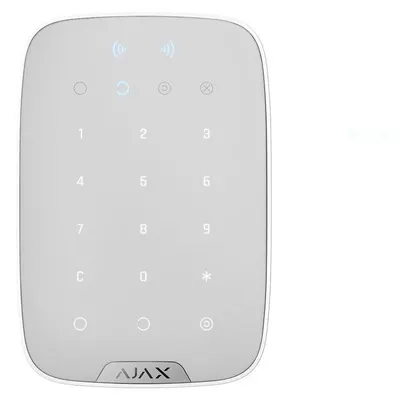 Tastatura wireless ecran tactil cu cititor RFID incorporat Ajax Keypad Plus WH