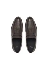 Pantofi barbatesti - piele naturala - maro - slip-on