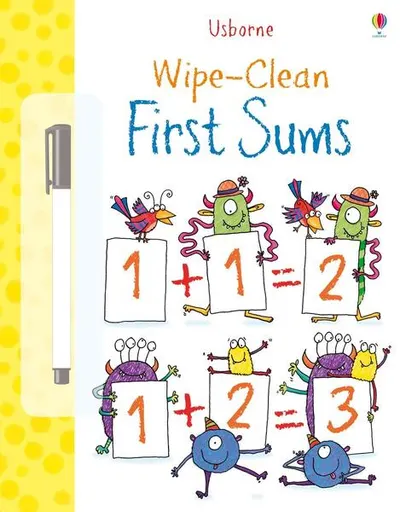 Wipe-Clean First Sums - Paperback brosat - Jessica Greenwell