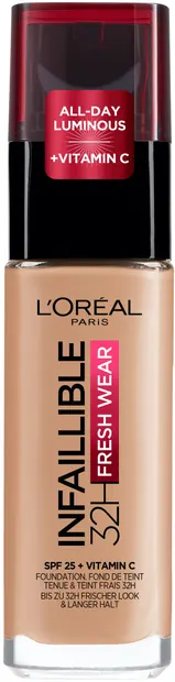 L'Oréal Fond de ten Infaillible Fresh Wear, SPF25, 220 Sable, 30 ml