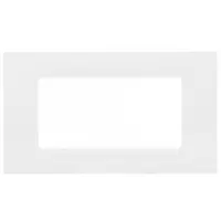 Rama ornament 4 module Gewiss System Virna GW22104, alb