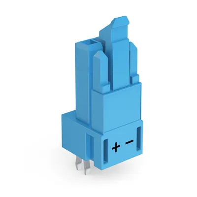 Socket for PCBs; straight; 2-pole; Cod. I