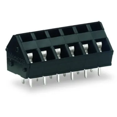 THR PCB terminal block; 2.5 mm²; Pin spacing 5/5.08 mm; 4-pole; CAGE CLAMP®; commoning option; 2,50 mm²; black