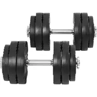 Set gantere reglabile din ciment cu prindere 30KG