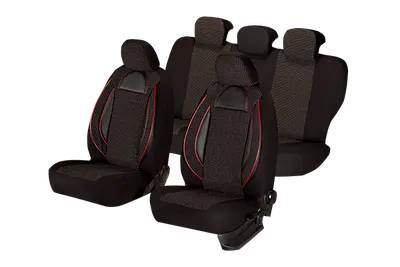Set Huse Scaun Racing Negru
