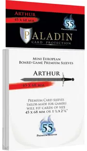 Protecții pentru carduri Paladin Card Protection - Arthur, Mini European, 45 x 68 mm (55 buc)