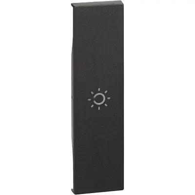 Tasta iluminabila 1M Bticino Living Now KG01A, negru