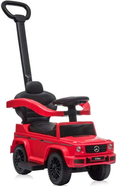 Masina cu maner Lorelli - Mercedes-benz G350d, rosie