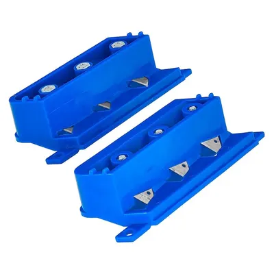 Accesorii pentru rindea de gips-carton GEKO - G30010A, 45°/60°, 2 bucăți